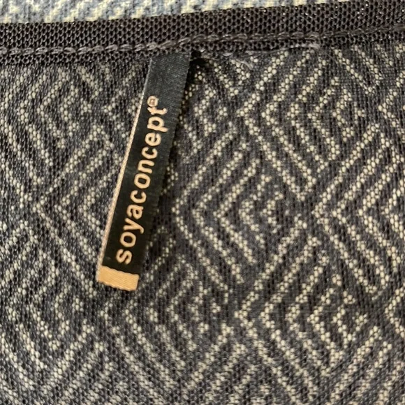 Soyaconcept Dark Grey Sheer Silver Beaded Tank (L) - Picture 14 of 15